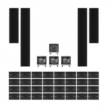 Звуковые комплекты RCF 25 - HDL50 X-LARGE - D LINE SERIES 48741